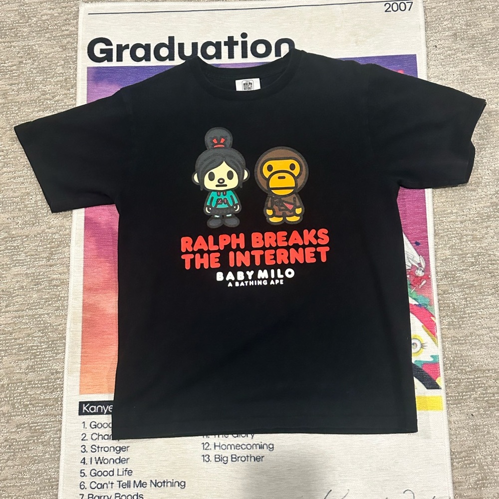 BAPE Ralph Breaks the Internet Baby Milo Tee 2 White